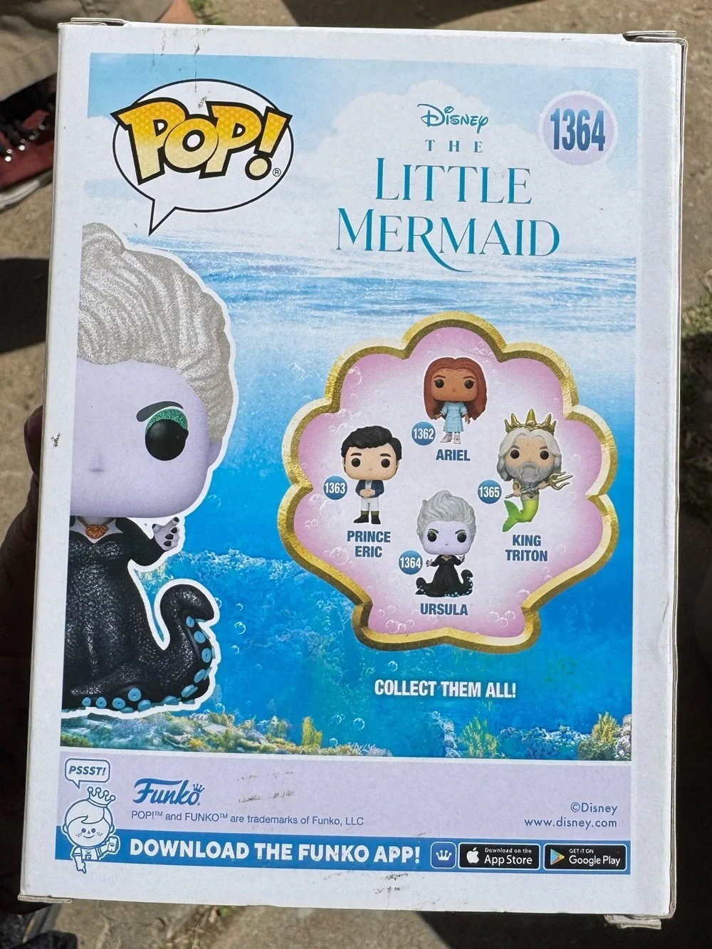 Funko Pop! Disney: The Little Mermaid Ursula #1364 Diamond Collection figure